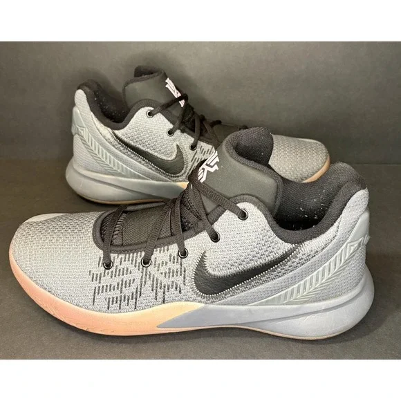 Nike Kyrie Flytrap 2 Shoes Mens Size 10 Gray Black Gum Basketball AO4436-006 - Picture 4 of 12